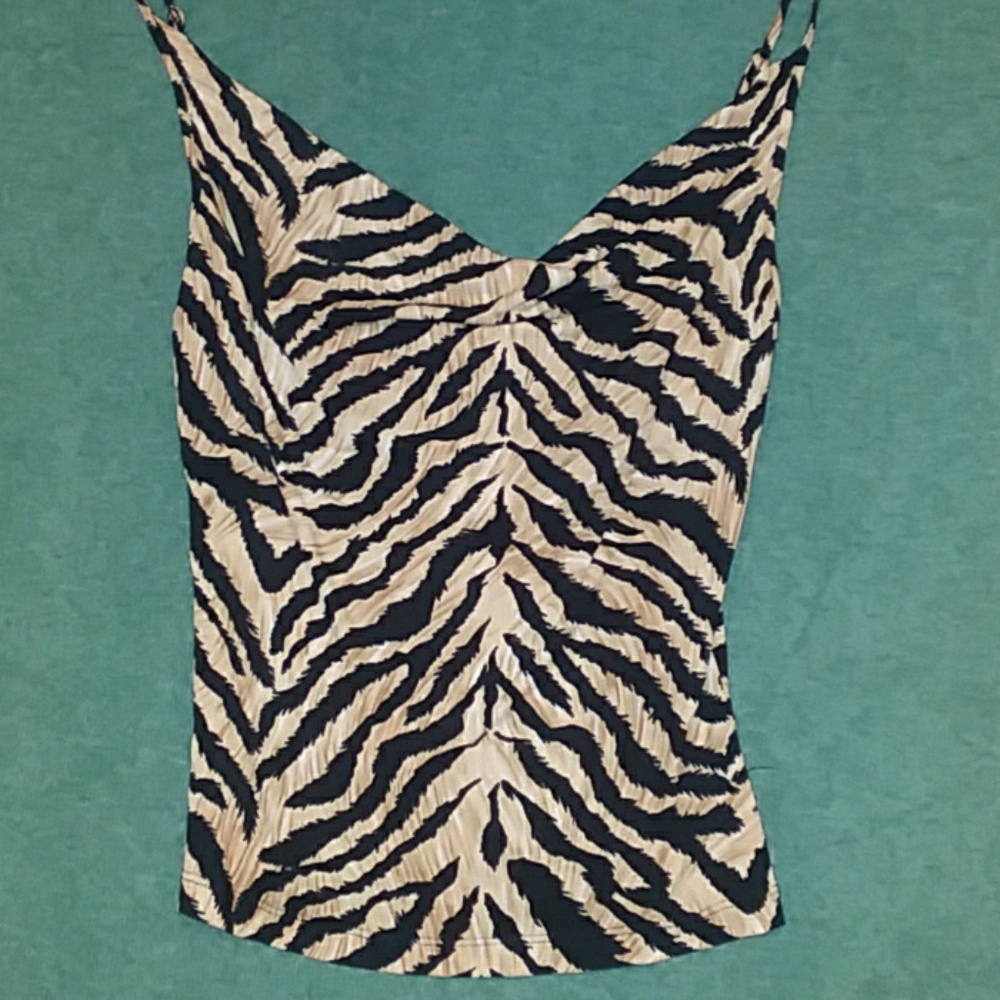 Bebe  Sexy Leopard Top